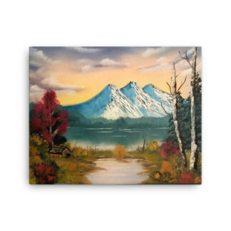 triple Mountain Canvas