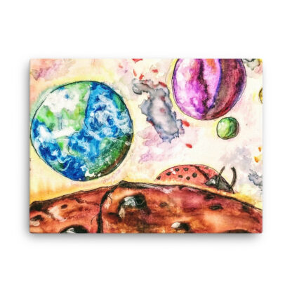 LadyBug in Space Canvas - Image 3