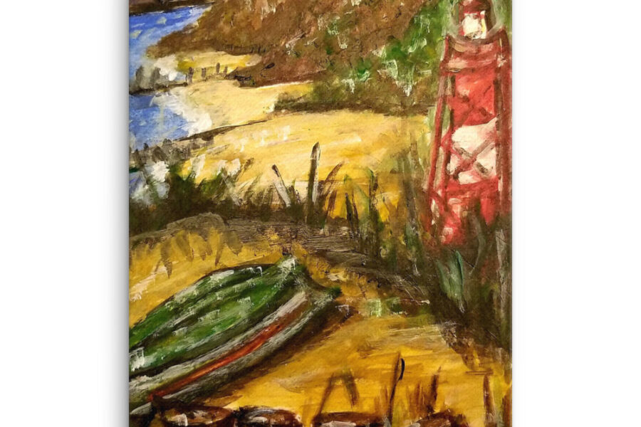 lighthouse acrylic