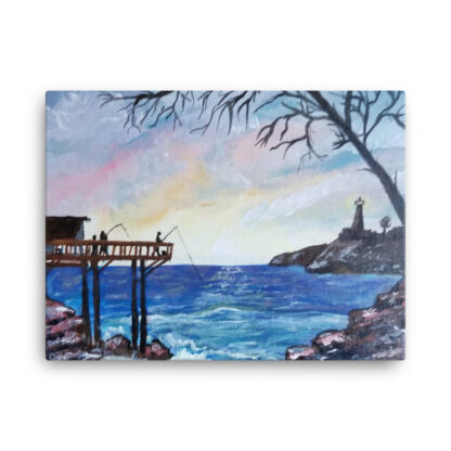 Blue Pier Canvas - Image 3