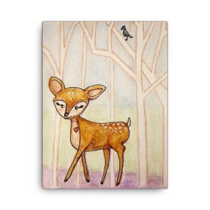 Woodland Deer Canvas - Image 3