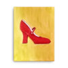 Shoe Red MaryJane on Yellow Canvas - Image 3