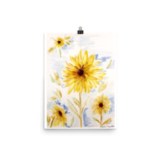 Yellow Daisies Print