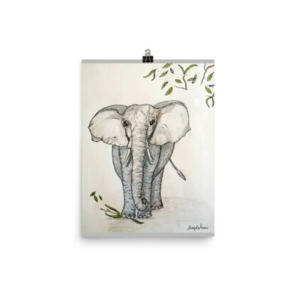 Elephant Photo paper poster - Image 2