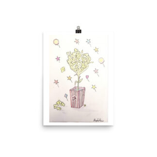 Popcorn Tree Photo paper poster