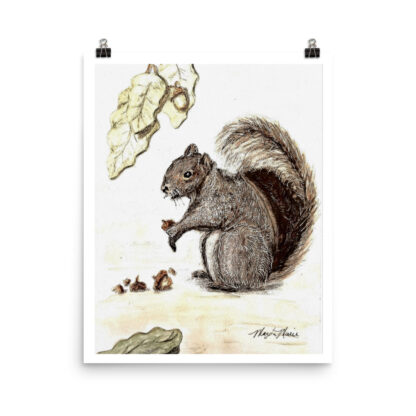 Squirrel Photo paper poster - Image 2