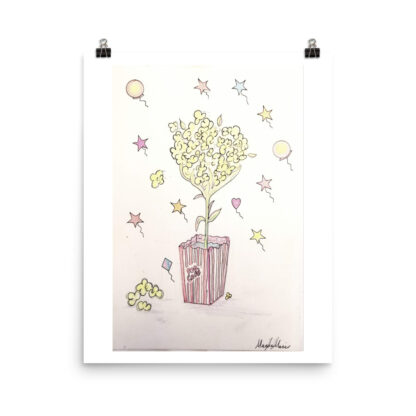 Popcorn Tree Photo paper poster - Image 2