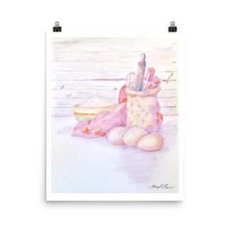 Baking Photo paper poster