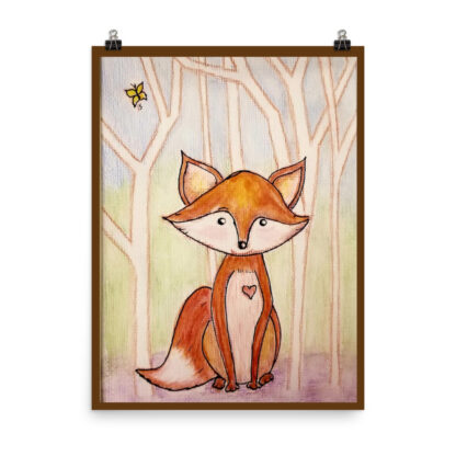 Woodland Fox Photo paper poster - Image 2