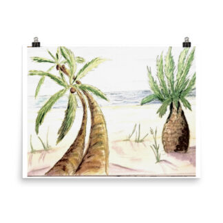 Palm Trees Photo paper poster