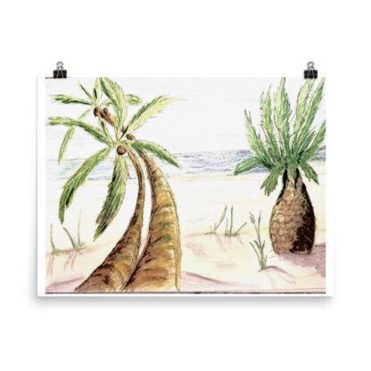 Palm Trees Photo paper poster