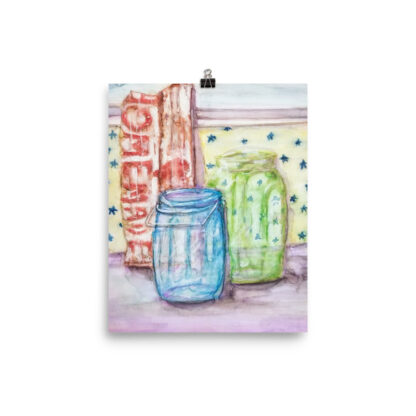 Mason Jars Photo paper poster - Image 3