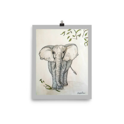 Elephant Photo paper poster - Image 3