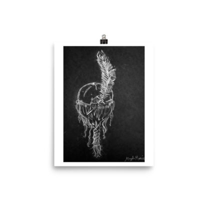 Feather Head Band Photo paper poster - Image 3