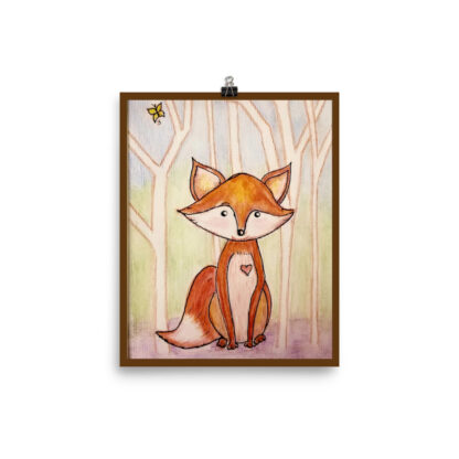 Woodland Fox Photo paper poster - Image 3