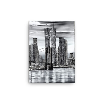 Brooklyn Bridge & Twin Towers Canvas - Image 2