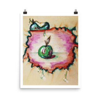 Apple in a Bag? Photo paper poster